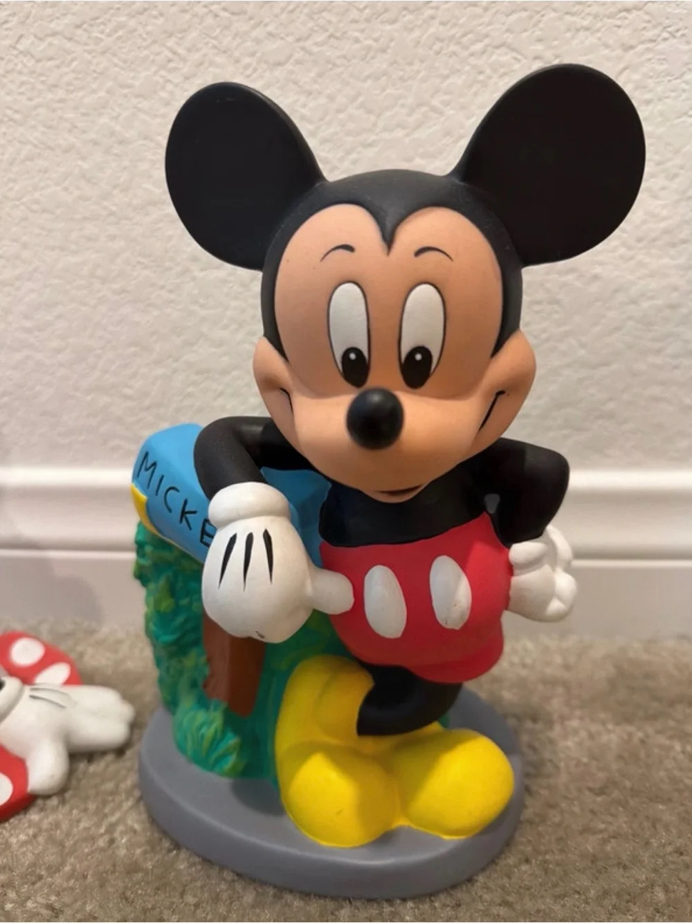 Disney Minnie & Mickey Figures - Red, Black, Yellow